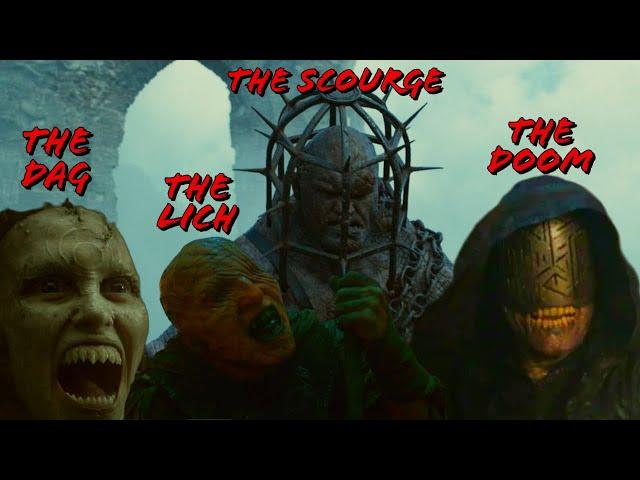 Willow (TV Series 2022) The Scourge, The Doom, The Dag, The Lich + Death Dogs Attack Tir Asleen