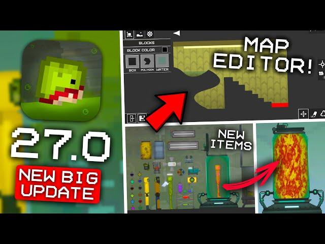 NEW UPDATE 27.0! MAP EDITOR! LAB PACK! NEW MECHANISMS in Melon Playground