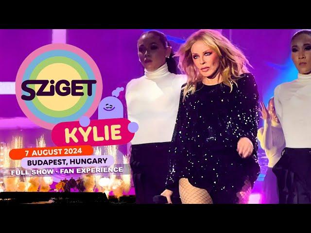 Kylie Minogue Live at SZIGET Festival (Full Concert / Fan Experience) Budapest, Hungary 07.08.2024