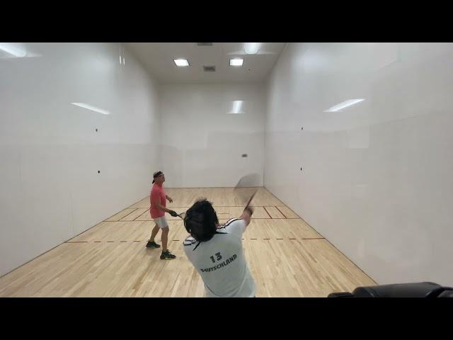 2022- Racquetball Amir Poursamadi vs. Robert Munden vs. Alex Wong at Clay Madsen RR TX, 02.28.2022