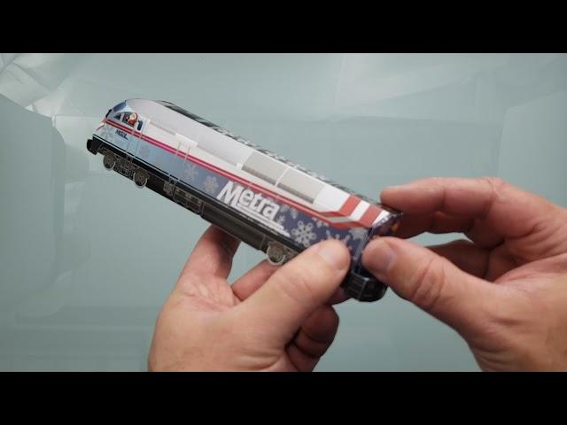 Metra Model Train