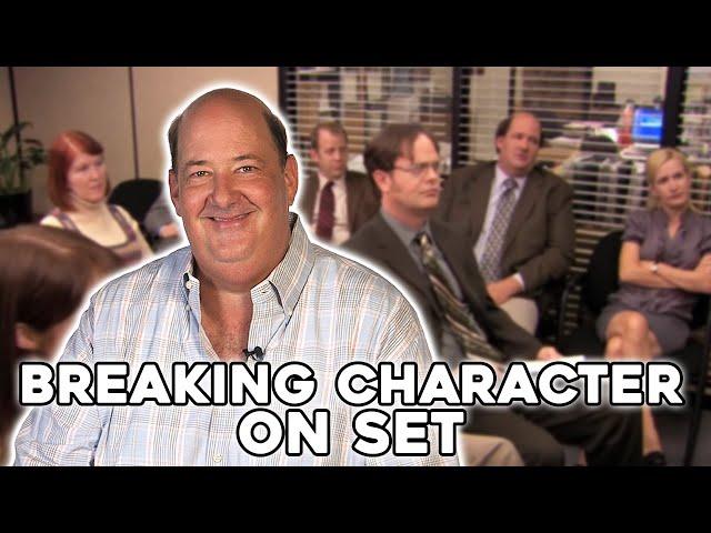 Who Made Brian Baumgartner Break Character on The Office?