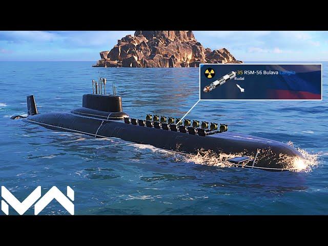 RF Dmitry Donskoy - The Biggest Submarine in World. - Modern Warships Gameplay