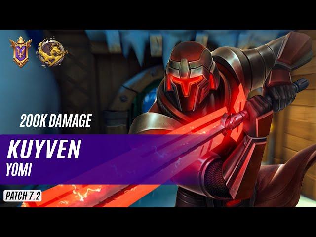 200K DAMAGE Kuyven ZHIN PALADINS COMPETITIVE (GRANDMASTER) YOMI