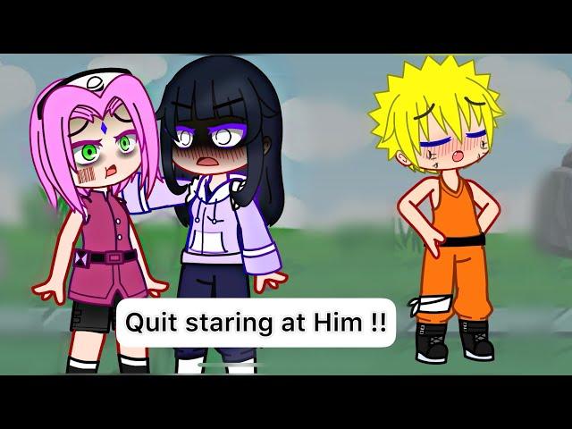 “Quit Staring At Him”  || Gacha meme || Naruto