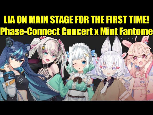 [Vtuber Commentary Stream] Phase-Connect Concert Soon With Mint Fantome! Lia's First Big Stage Show