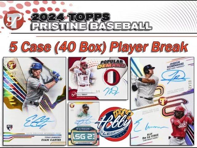 2024 Topps PRISTINE 5 Case (40 Box) Player Break #2 eBay 09/07/24