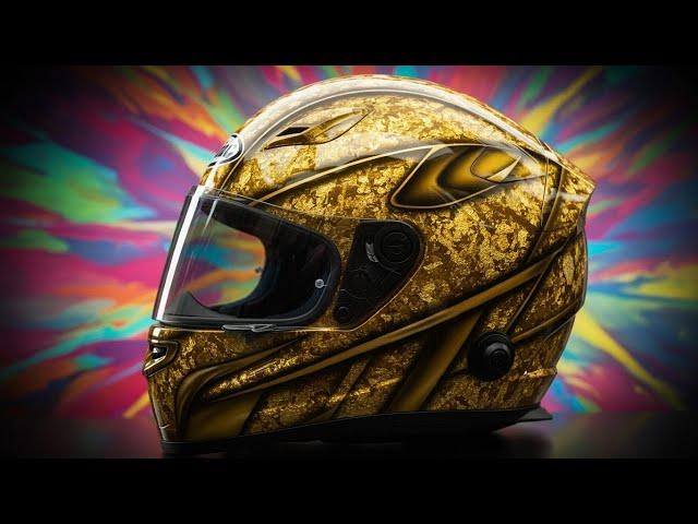 LiME LiNE Metal Flake and Candy Painted Simpson Motorcycle Helmet
