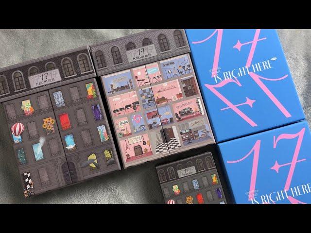 Unboxing Seventeen 세븐틴 Best Album 17 is Right Here (Here, Hear, Diary & Kit Ver.)