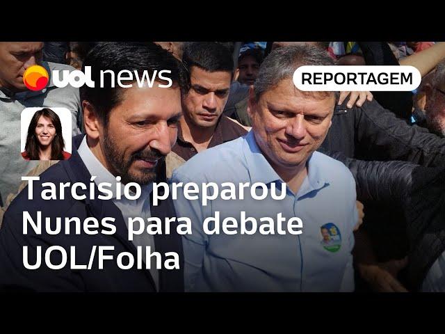 Tarcísio preparou Nunes para debate UOL/Folha e sugeriu evitar provocação de Marçal | Thais Bilenky