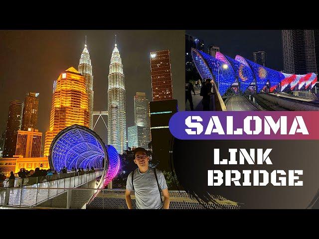 Saloma Link Bridge (Pintasan Saloma) in Kuala Lumpur Malaysia #pintasansaloma #salomabridge