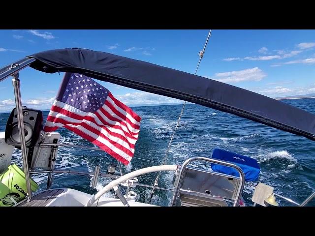 S/V Bella on the Bay, sailing Monterey Bay Easter weekend