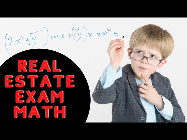 Real estate exam prep math webinar