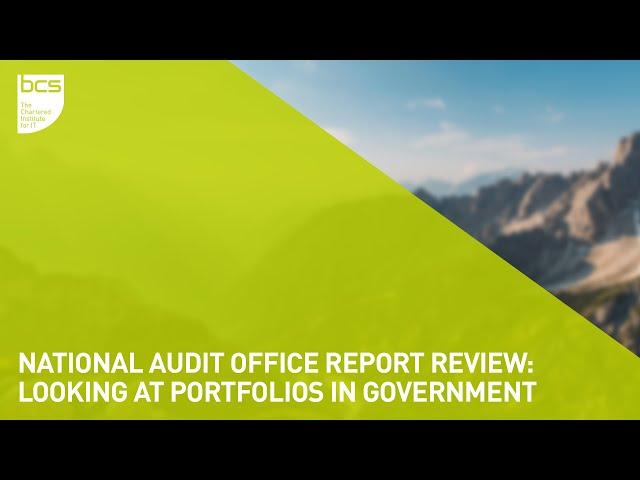 National Audit Office Report Review: Looking at portfolios in government | PROMS-G