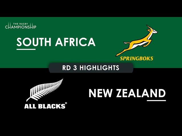 HIGHLIGHTS | SOUTH AFRICA v NEW ZEALAND | The Rugby Championship 2024