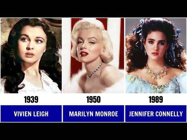 The Most Beautiful Actresses Every Year || 1930 - 2024