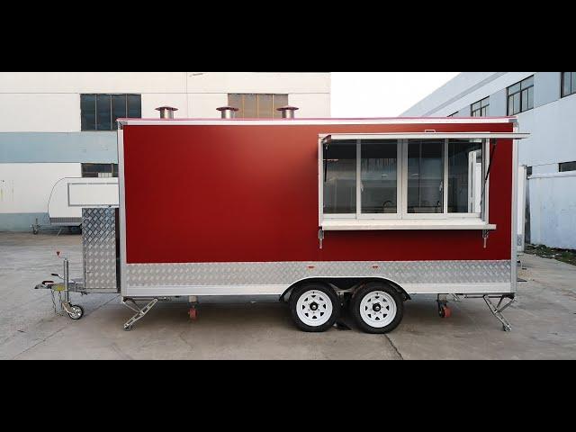 Customized-Catering trailer Food truck Food Trailer Remorque food truck  Verkaufsanhänger