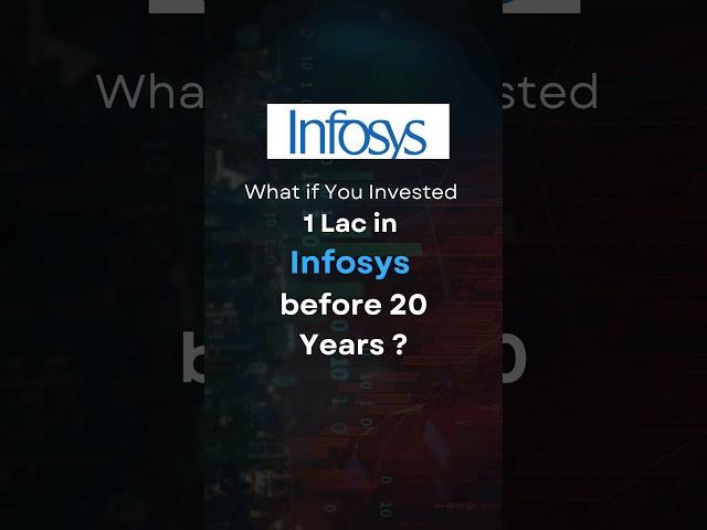 What if You have invested 1 lac in Infosys Before 20 years? #indianstockmarket #infosys #shorts