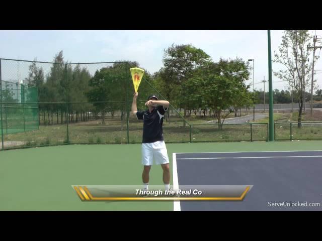 Learn To Serve In Tennis With A Loose Wrist: The Bag Trick