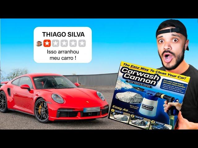 Testei os PIORES PRODUTOS com 1 ESTRELA no meu carro