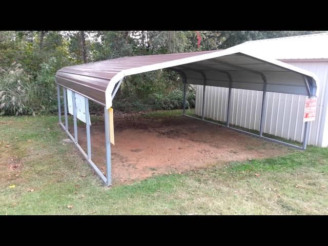 Regular Style Roof metal carport at Scott's Carports