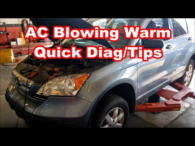 Honda Blowing Warm / No AC Quick Diag/Tips - CRV, Accord, Civic, Pilot, Odyssey, etc