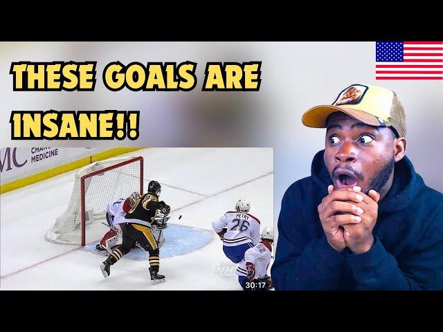 American Reacts to The Best NHL Goals of All Time For The First Time!