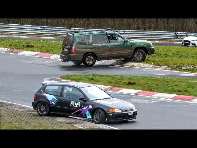 Nürburgring CARFREITAG 2024  - FAILS, CRAZY DRIVERS & HIGH LIGHTS. Touristenfahrten Nordschleife