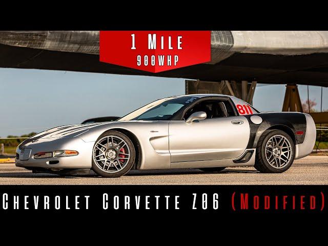 2002 Chevrolet Corvette Z06 (Modified) | Standing Mile Top Speed Test