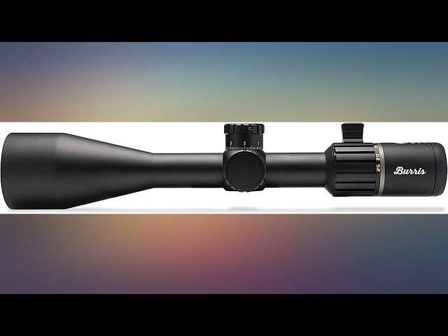 Burris RT Series Long Range Rifle Scope with Side Parallax Adjustment and Front review