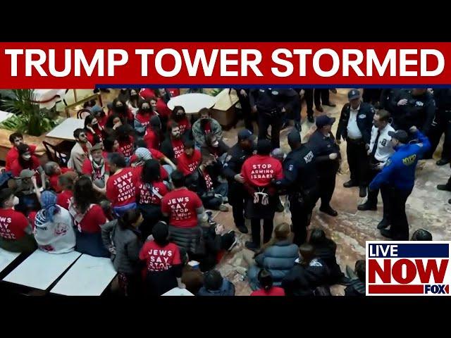 BREAKING: Protesters storm Trump Tower in New York City | LiveNOW from FOX