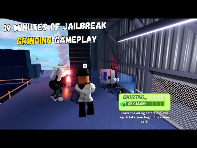 Intense Jailbreak Grinding Gameplay (1 Billion Cash)...(Roblox Jailbreak)