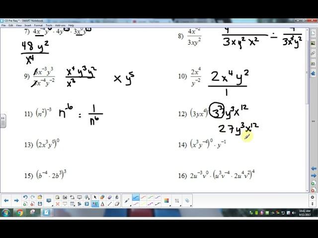 Exponent Rules Chp 0 #3