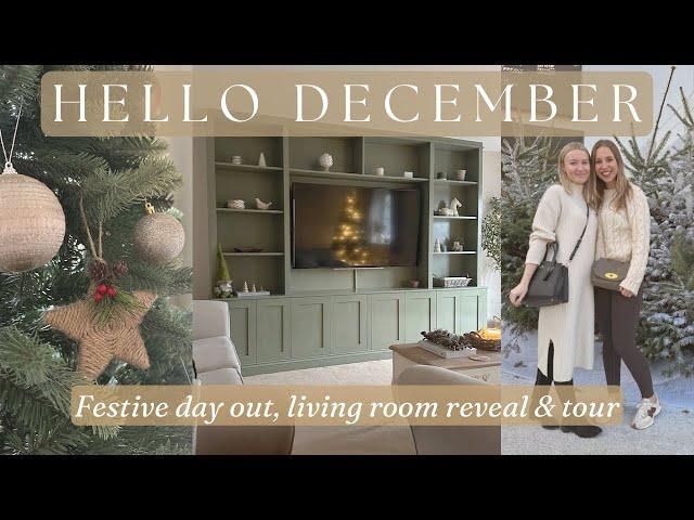 HELLO DECEMBER | christmas trip, haul & living room reveal!