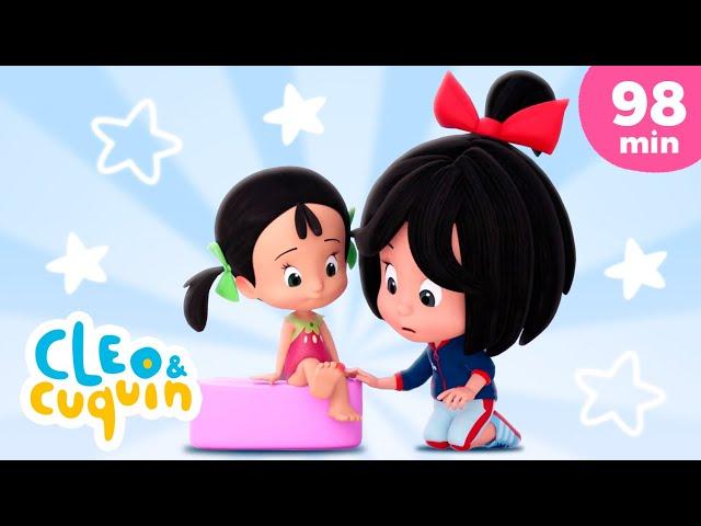 Boo Boo Song  and more Nursery Rhymes by Cleo and Cuquin | Children Songs