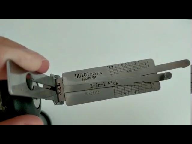 Lishi Picking HU101 Pick & Decoder. Step By Step Video Tutorial