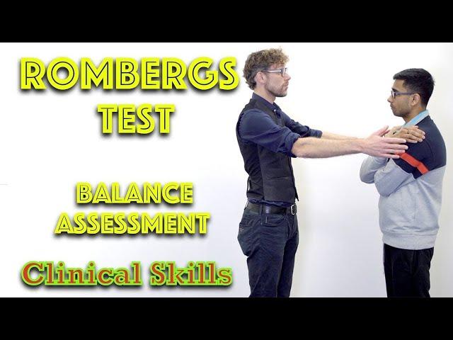 Romberg Test - Proprioception Balance Assessment - Clinical Skills - Dr Gill