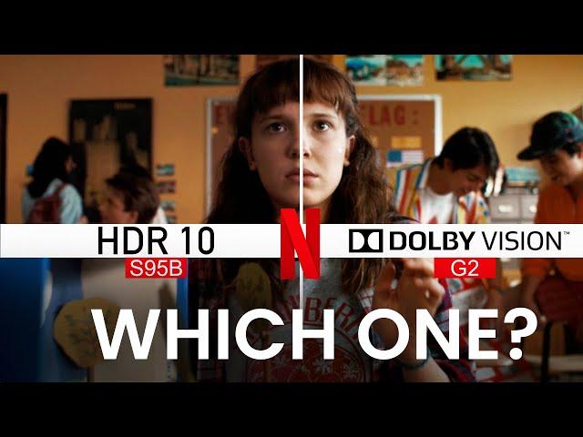 Dolby Vision vs HDR10 4K HDR | G2 S95B TV Difference in 2022