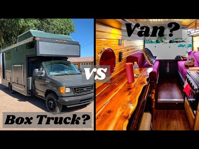 Box Truck vs Van TOUR - Which Rig Would You Like?