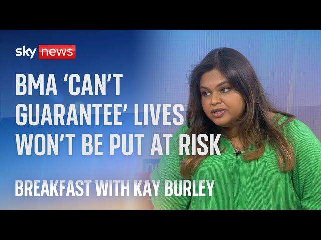 BMA 'can't guarantee' lives won't be put at risk during strikes
