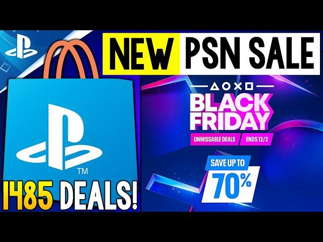 GIGANTIC NEW PSN SALE LIVE NOW! PSN BLACK FRIDAY 2024 Sale 1400+ Deals (NEW PlayStation Deals 2024)