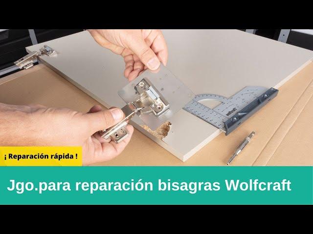 ¡Reparar bisagras fácil ! Wolfcraft EL JUEGO DEFINITIVO #reparacion #muebles #bisagras #diy