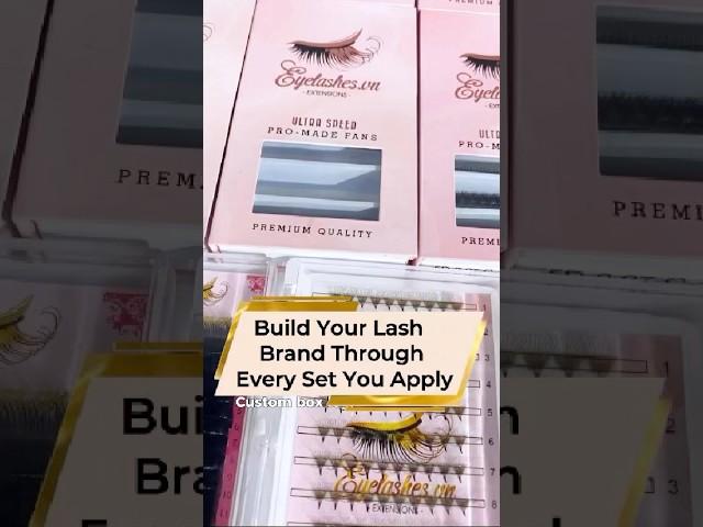 Build your lash brand through every set you apply. #lashes #business #vnlashes #usa