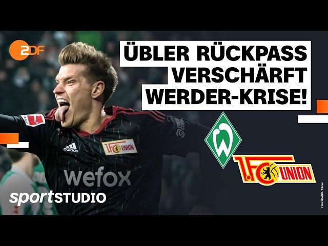 Werder Bremen – Union Berlin Highlights | Bundesliga, 17. Spieltag 2022/23 | sportstudio