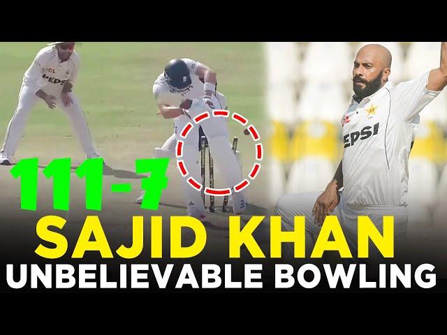 Sajid Khan Takes 7 Wicket Haul | Pakistan vs England | 2nd Test Day 3, 2024 | PCB | M3G1K