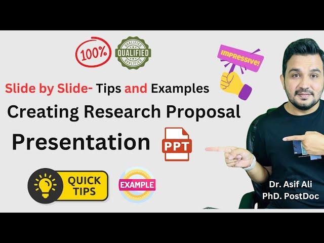 How to make a powerpoint presentation of a research proposal?