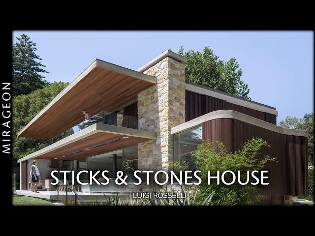 Magnificent Play of Masses Brought Together in Light | Sticks & Stones House