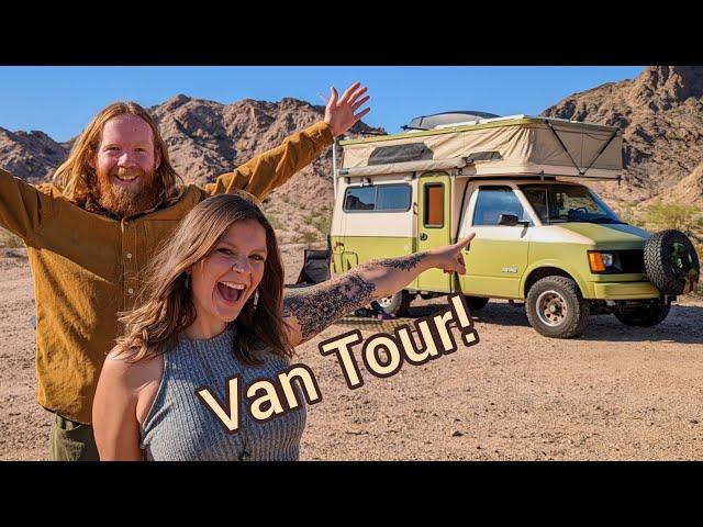 RARE 1988 Renovated Astro Van | Van Tour | Full-time home on wheels