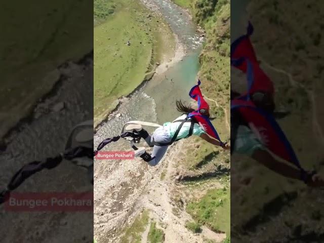 Bungee jumping in Nepal