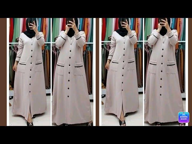 How to make #Modest Button down Dress || Exclusive Modest